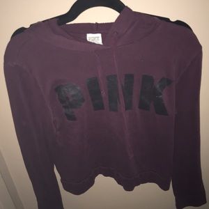 PINK sweater worn but in ok shape